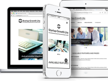 Startup Growth Lite theme preview