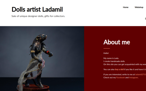 Developing website for Ladamil